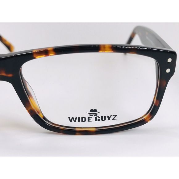 New Wide Guyz Tortoise FRANKIE Eyeglasses 58mm for The Stylish Large Man - Picture 8 of 12